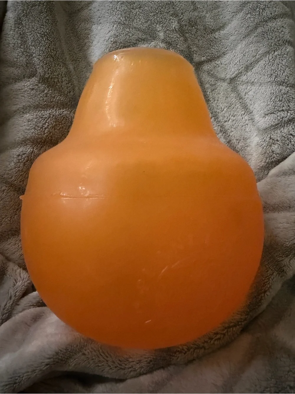 Planet Dog Durable Orange Dog Chew Ball - Gentle Grip Play